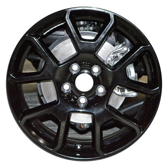 Replace® - 5 V-Spoke Gloss Black 17x7 Alloy Factory Wheel - Remanufactured