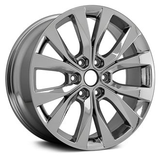 Replace® - 6 V-Spoke Light PVD OE Chrome 20x8.5 Alloy Factory Wheel - Replica