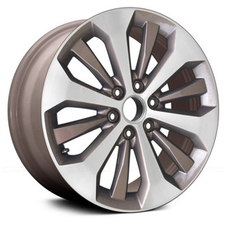 Replace® - 6 Double-Spoke Machined and Medium Tan Metallic 20x8.5 Alloy Factory Wheel - Remanufactured