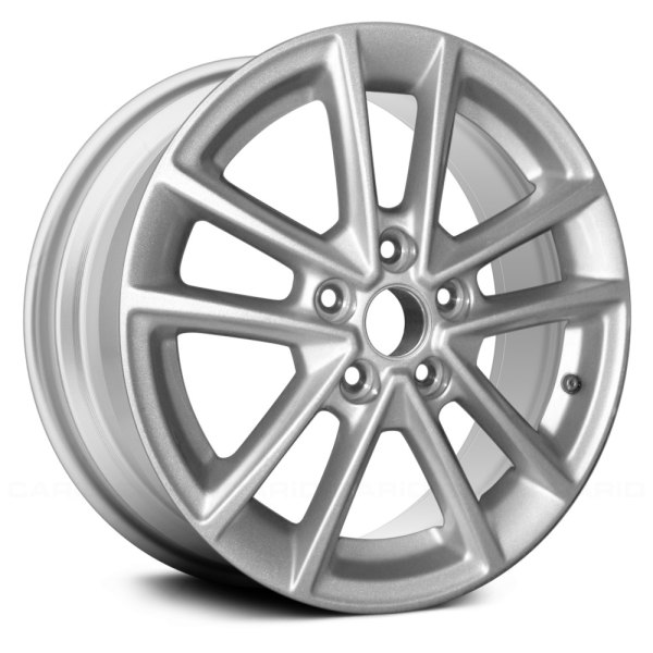 Replace® - 16 x 7 5 V-Spoke Bright Silver Metallic Alloy Factory Wheel (Remanufactured)