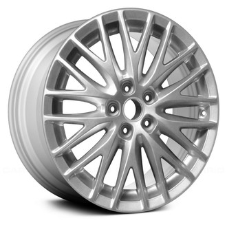 Replace® - 10 Y-Spoke Machined and Dark Charcoal Metallic 17x7 Alloy Factory Wheel - Remanufactured