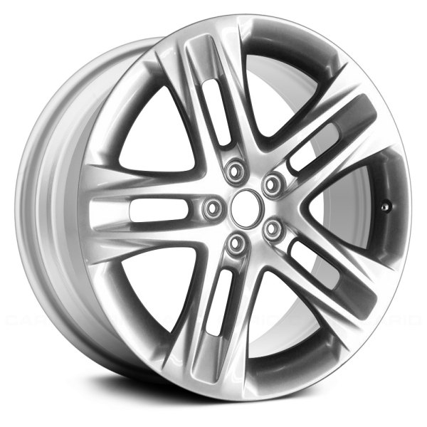 Replace® - 19 x 8.5 Double 5-Spoke Light Silver Metallic Alloy Factory Wheel (Remanufactured)