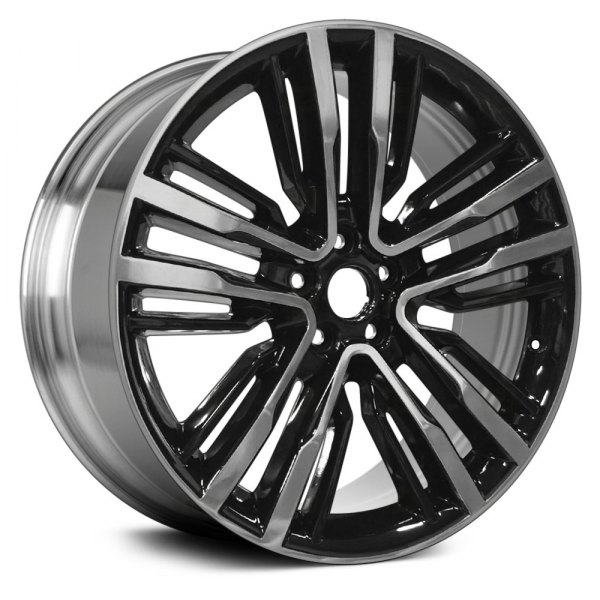 Replace® - 20 x 9 Multi 5-Spoke Polished and Black Alloy Factory Wheel (Remanufactured)