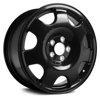 Replace® - 7 I-Spoke Black 18x5 Alloy Factory Wheel - Remanufactured
