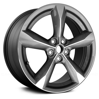 Replace® - 5-Spoke Machined and Charcoal 18x8 Alloy Factory Wheel - Remanufactured
