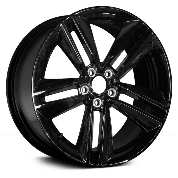 Replace® - 19 x 9 Double 5-Spoke Black Alloy Factory Wheel (Remanufactured)