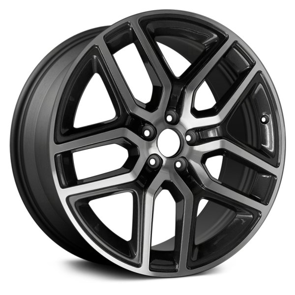 Replace® - 20 x 9 Double 5-Spoke Charcoal with Machined Face Alloy Factory Wheel (Factory Take Off)