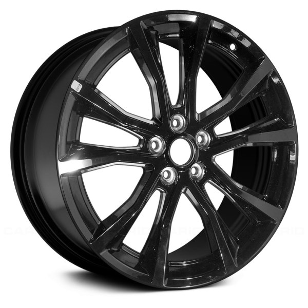 Replace® - 20 x 8 5 V-Spoke Gloss Black Alloy Factory Wheel (Remanufactured)
