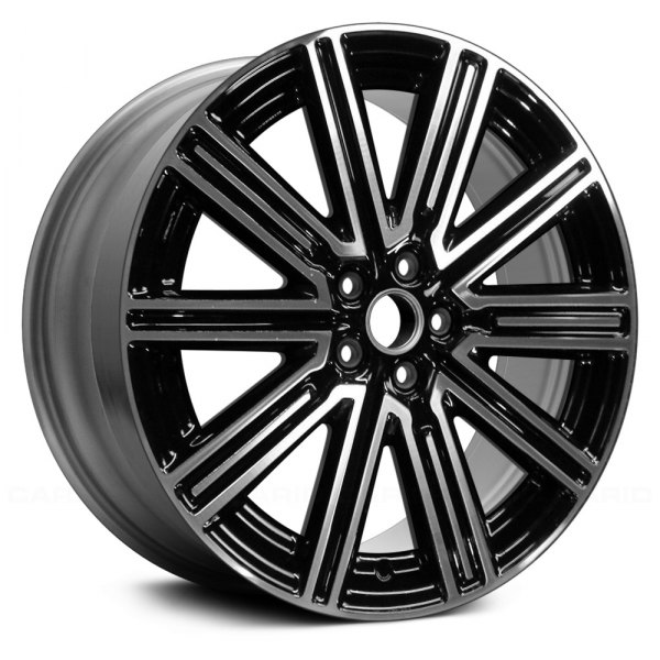 Replace® - 19 x 8 10 Alternating-Spoke Machined and Gloss Black Alloy Factory Wheel (Remanufactured)