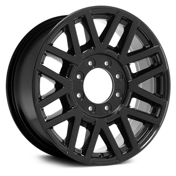 Replace® - 20 x 8 8 V-Spoke Black Alloy Factory Wheel (Remanufactured)