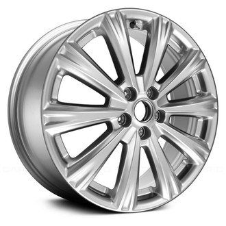 Replace® - 10 I-Spoke Bright Smoked Hyper Silver 18x7.5 Alloy Factory Wheel - Remanufactured