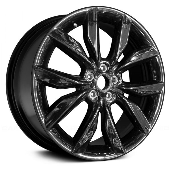 Replace® - 19 x 8 5 V-Spoke Black Alloy Factory Wheel (Remanufactured)