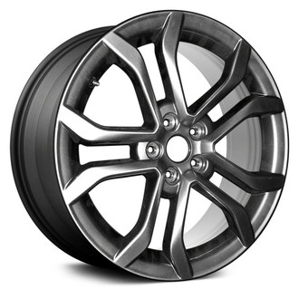Replace® - 5 V-Spoke Machined and Charcoal 18x8 Alloy Factory Wheel - Replica