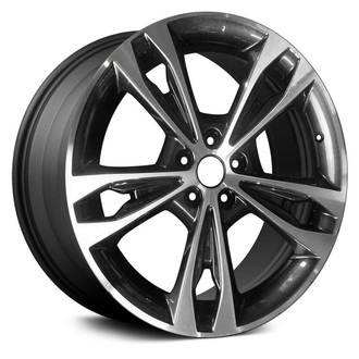 Replace® - Double 5-Spoke Machined Dark Charcoal 19x8 Alloy Factory Wheel - Replica