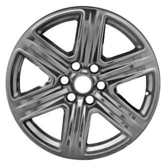 Replace® - 6-Spoke Painted Gloss Black 20x8.5 Alloy Factory Wheel - Remanufactured