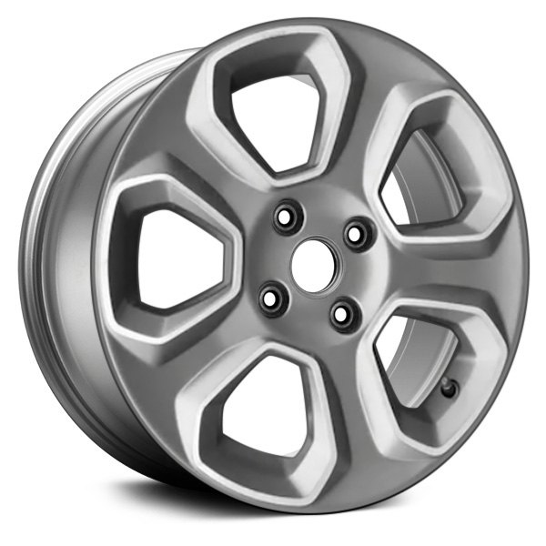 Replace® - 16 x 6.5 5-Slot Dark Charcoal Metallic Alloy Factory Wheel (Remanufactured)