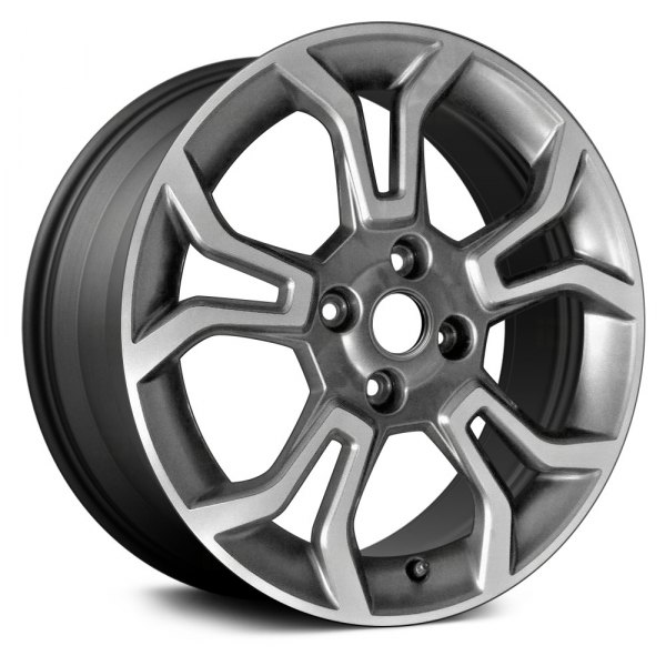 Replace® - 17 x 7 5 Y-Spoke Machined and Dark Charcoal Alloy Factory Wheel (Remanufactured)