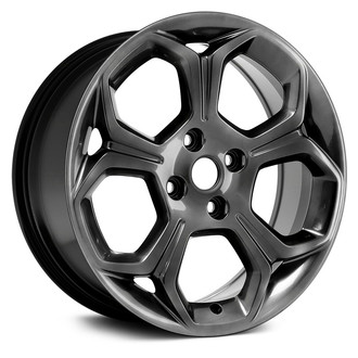 Replace® - 5 Split-Spoke Black 17x7.5 Alloy Factory Wheel - Remanufactured