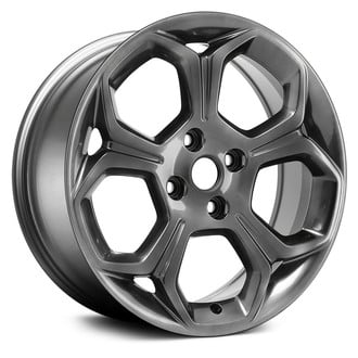 Replace® - 5 Split-Spoke Dark Grayish Hyper Silver 17x7 Alloy Factory Wheel - Remanufactured