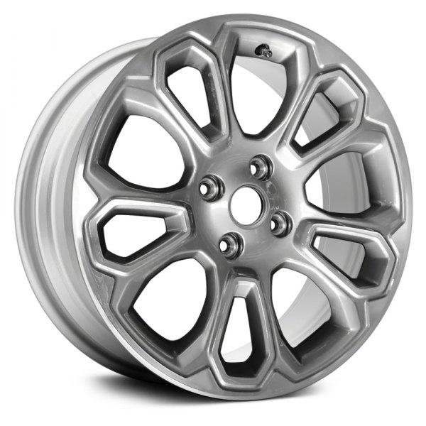 Replace® - 17 x 7 10-Slot Bright Silver Metallic Alloy Factory Wheel (Remanufactured)