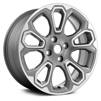 Replace® - 10-Slot Machined and Charcoal 17x7 Alloy Factory Wheel - Factory Take Off