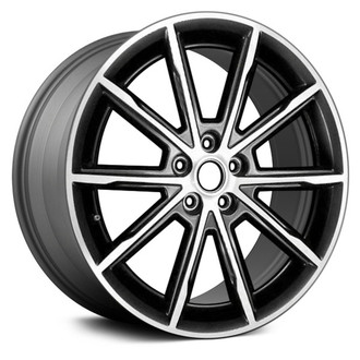 Replace® - 10 I-Spoke Machined Medium Charcoal Metallic 19x8.5 Alloy Factory Wheel - Remanufactured