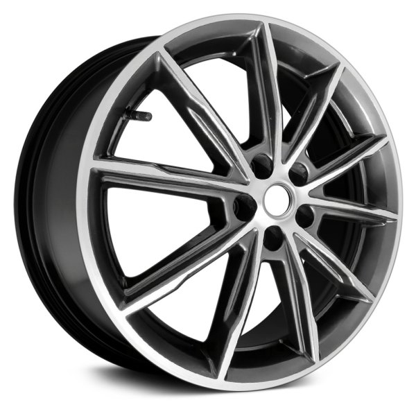 Replace® - 19 x 8.5 10 I-Spoke Machined With Black Matte Clear Accents Alloy Factory Wheel (Remanufactured)