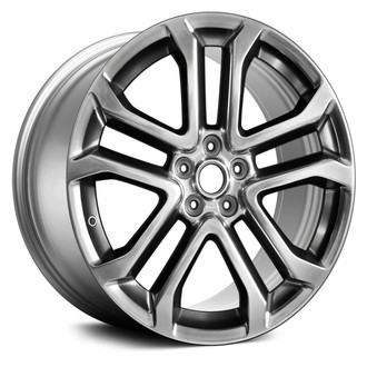 Replace® - Double 5-Spoke Light Smoked Hyper Silver 20x9 Alloy Factory Wheel - Remanufactured