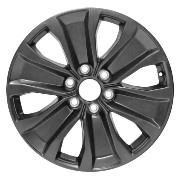 Replace® - 20 x 8.5 6 I-Spoke Painted Black Satin Clear Alloy Factory Wheel (Remanufactured)