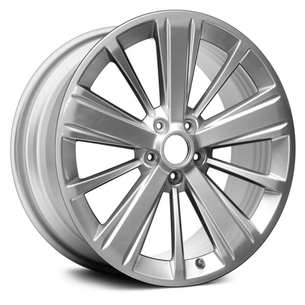 Replace® - 20 x 8.5 10 Alternating-Spoke Bright Silver Metallic Alloy Factory Wheel (Remanufactured)