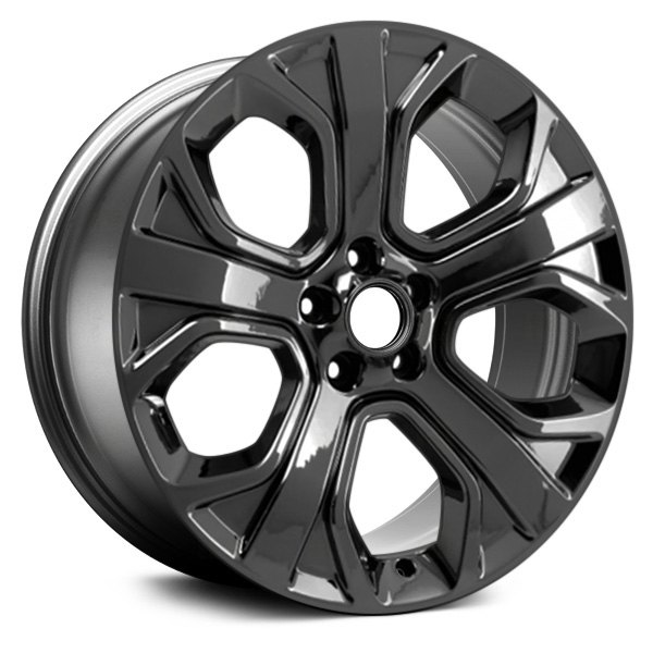 Replace® - 20 x 8.5 5-Slot Dark Smoked Hyper Silver Alloy Factory Wheel (Remanufactured)