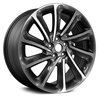 Replace® - 10-Spoke Machined Dark Charcoal 20x8 Alloy Factory Wheel - Remanufactured