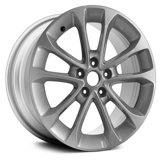 Replace® - 5 V-Spoke Sparkle Silver 17x7.5 Alloy Factory Wheel - Remanufactured