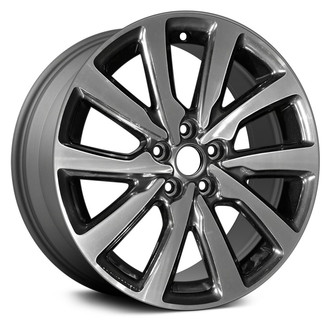 Replace® - 10 Spiral-Spoke Charcoal with Machined Accents 18x8 Alloy Factory Wheel - Remanufactured
