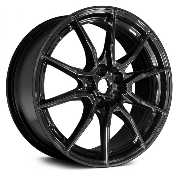Replace® - 19 x 11 5 V-Spoke Black Alloy Factory Wheel (Remanufactured)