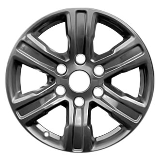 Replace® - 6 I-Spoke Gloss Black 17x8 Alloy Factory Wheel - Remanufactured