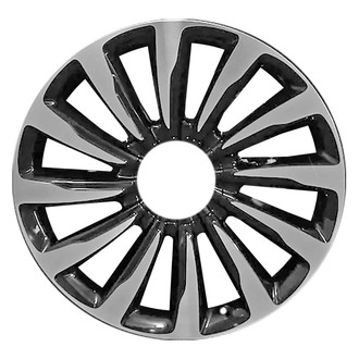 Replace® - 12 I-Spoke Machined Gloss Black 21x9 Alloy Factory Wheel - Remanufactured