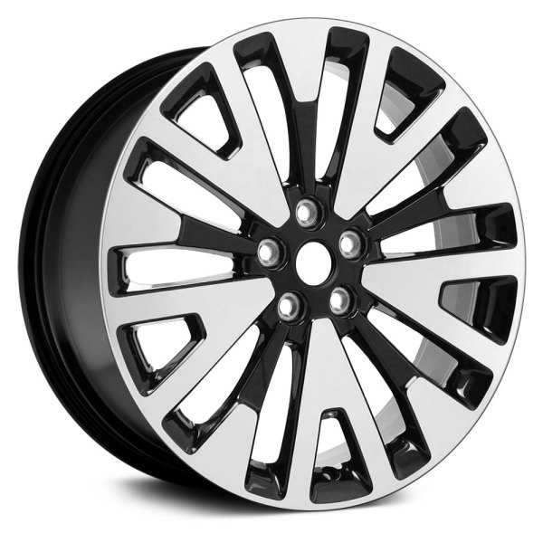 Replace® - 19 x 7 10 Split-Spoke Machined Gloss Black Alloy Factory Wheel (Remanufactured)