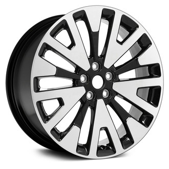 Replace® - 10 Split-Spoke Machined Gloss Black 19x7 Alloy Factory Wheel - Remanufactured