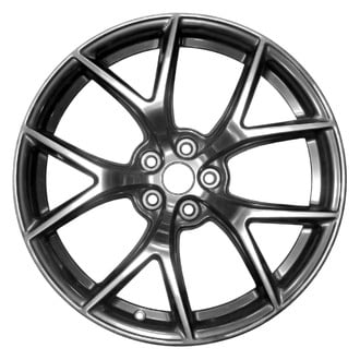 Replace® - 5 Y-Spoke Black Hyper Silver 19x9.5 Alloy Factory Wheel - Remanufactured