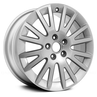 Replace® - 8 V-Spoke Flat Light Silver 17x7.5 Alloy Factory Wheel - Remanufactured