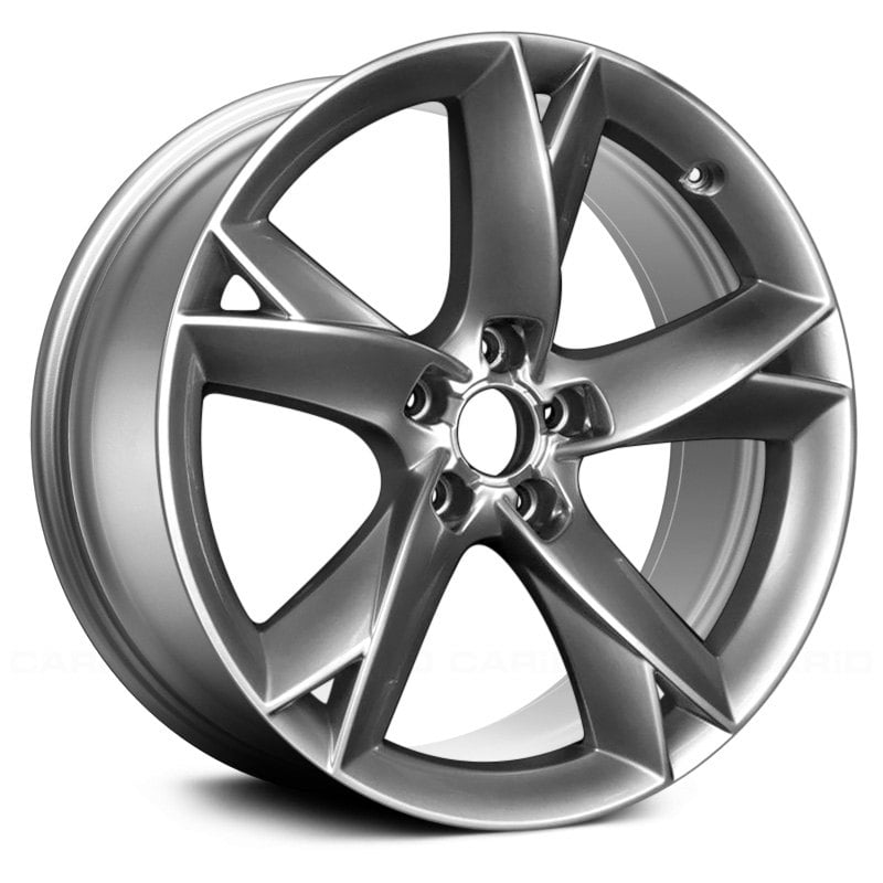 Replace® ALYAV093U78 - Double 5-Spoke Hyper Silver 19x8 Alloy Factory Wheel  - Remanufactured