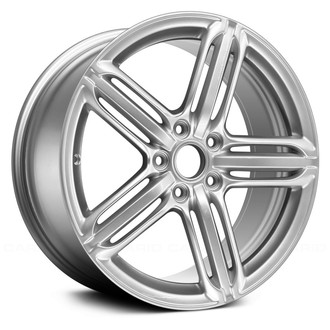 Replace® - Triple 5-Spoke Bright Hyper Silver Face 18x7.5 Alloy Factory Wheel - Remanufactured