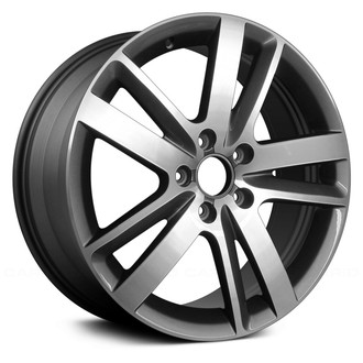 Replace® - Double 5-Spoke Machined and Charcoal 20x9 Alloy Factory Wheel - Remanufactured