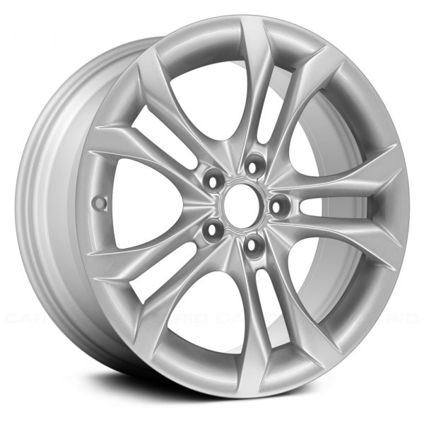 Replace® - 18 x 8 5 V-Spoke Bright Silver Face Alloy Factory Wheel (Remanufactured)