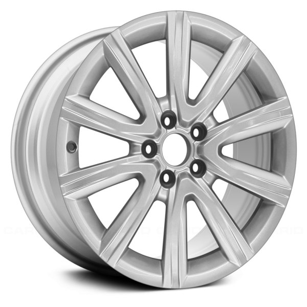 Replace® - 18 x 8 5 V-Spoke Bright Sparkle Silver Alloy Factory Wheel (Remanufactured)