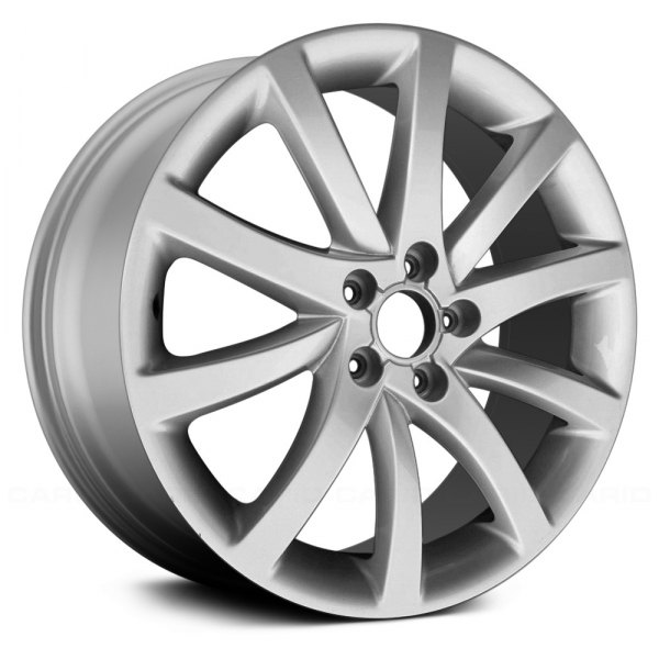 Replace® - 18 x 8 10 Spiral-Spoke Bright Sparkle Silver Alloy Factory Wheel (Remanufactured)