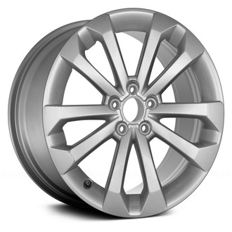 Replace® - 5 V-Spoke Silver Metallic 18x8 Alloy Factory Wheel - Remanufactured