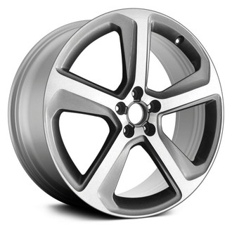 Replace® - 5 Turbine-Spoke Machined and Bluish Silver 20x8.5 Alloy Factory Wheel - Remanufactured