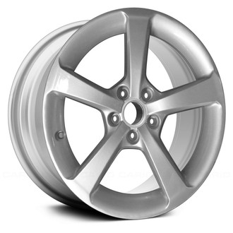 Replace® - 5-Spoke Bright Silver Metallic 17x7.5 Alloy Factory Wheel - Remanufactured